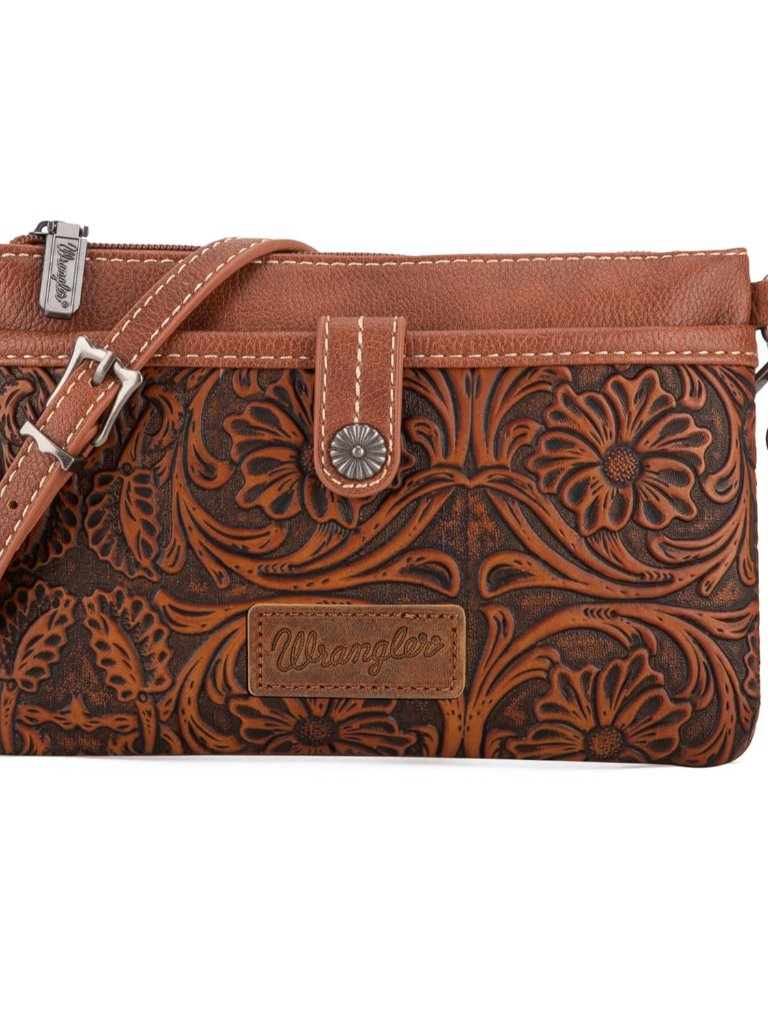 Wrangler Western Cowhide Crossbody Bags For Women Clutch Wristlet Purse